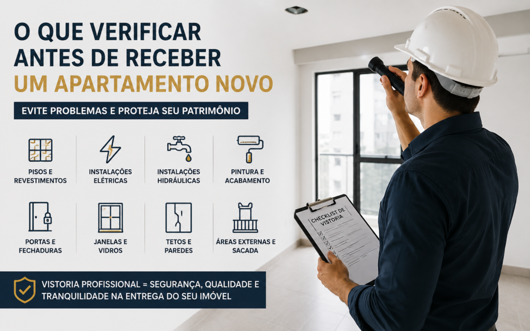 O Que Verificar Antes de Receber um Apartamento Novo