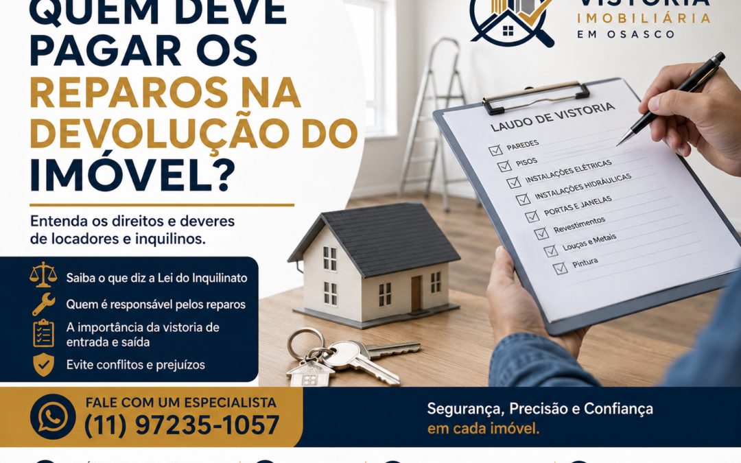 Quem Deve Pagar os Reparos na Devolução do Imóvel?