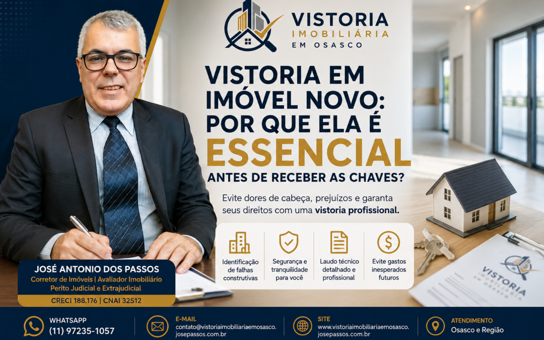 Vistoria em Imóvel Novo