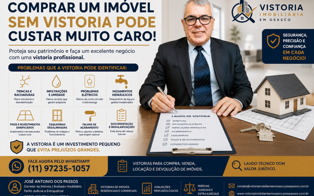 Comprar um Imóvel Sem Vistoria Pode Custar Muito Caro: Entenda os Riscos