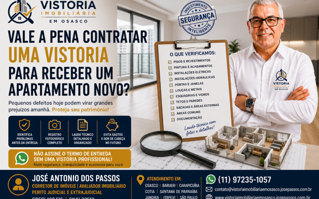 Vale a Pena Contratar uma Vistoria para Receber um Apartamento Novo?