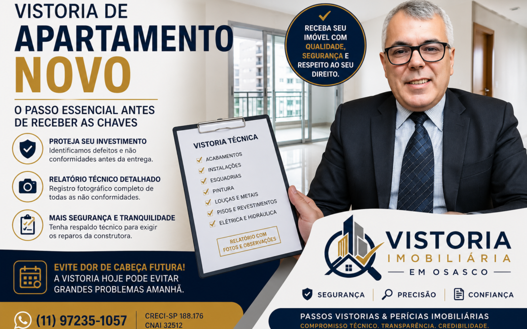 Vistoria de Apartamento Novo