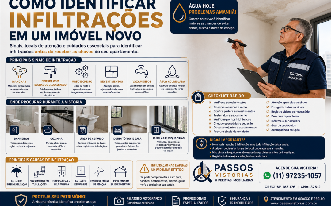 Como Identificar Infiltrações em um Imóvel Novo Guia Completo para Não Deixar o Problema se Agravar