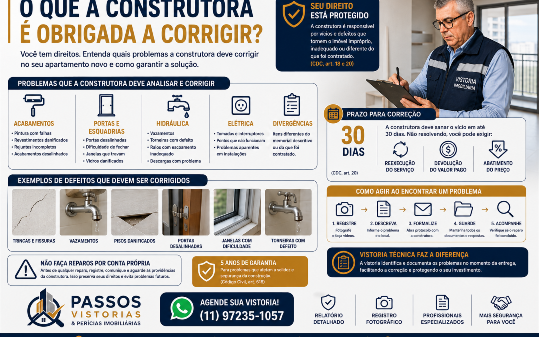 O que a Construtora é Obrigada a Corrigir?