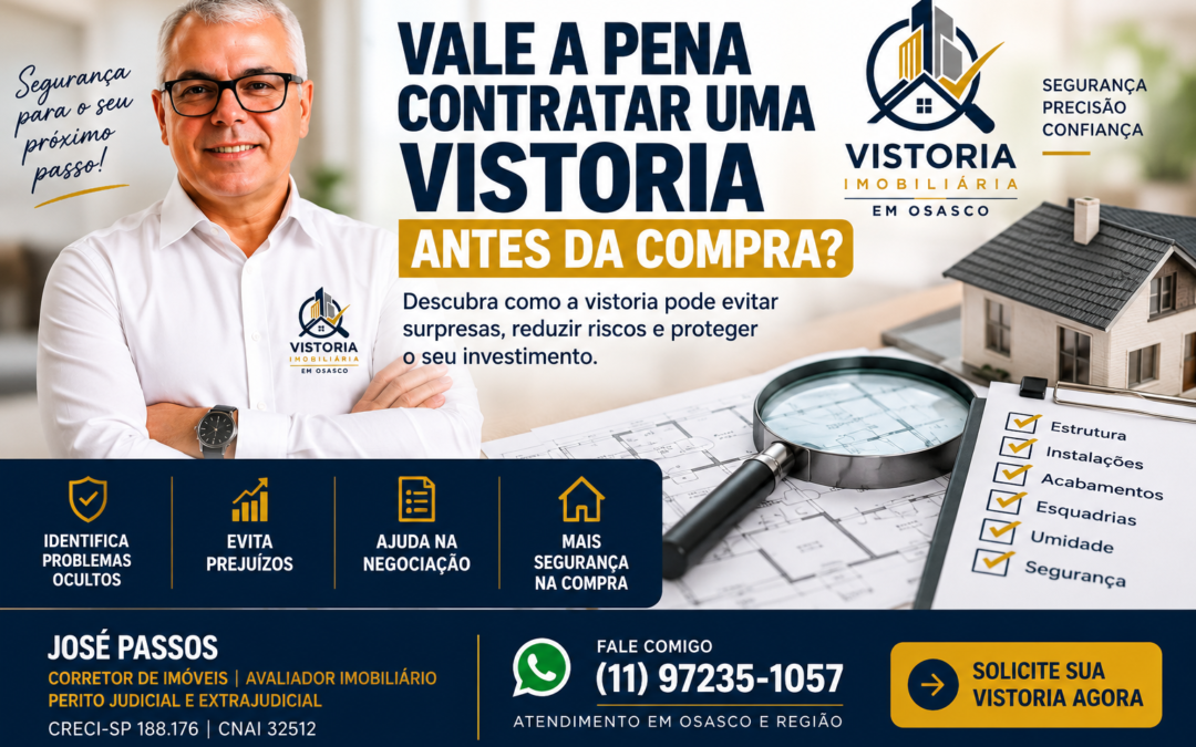Vale a Pena Contratar uma Vistoria Antes da Compra?