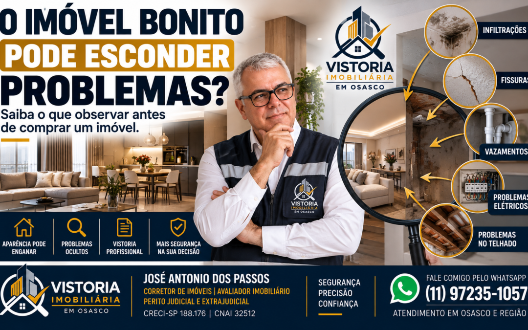 O imóvel bonito pode esconder problemas? Veja o que observar antes de comprar